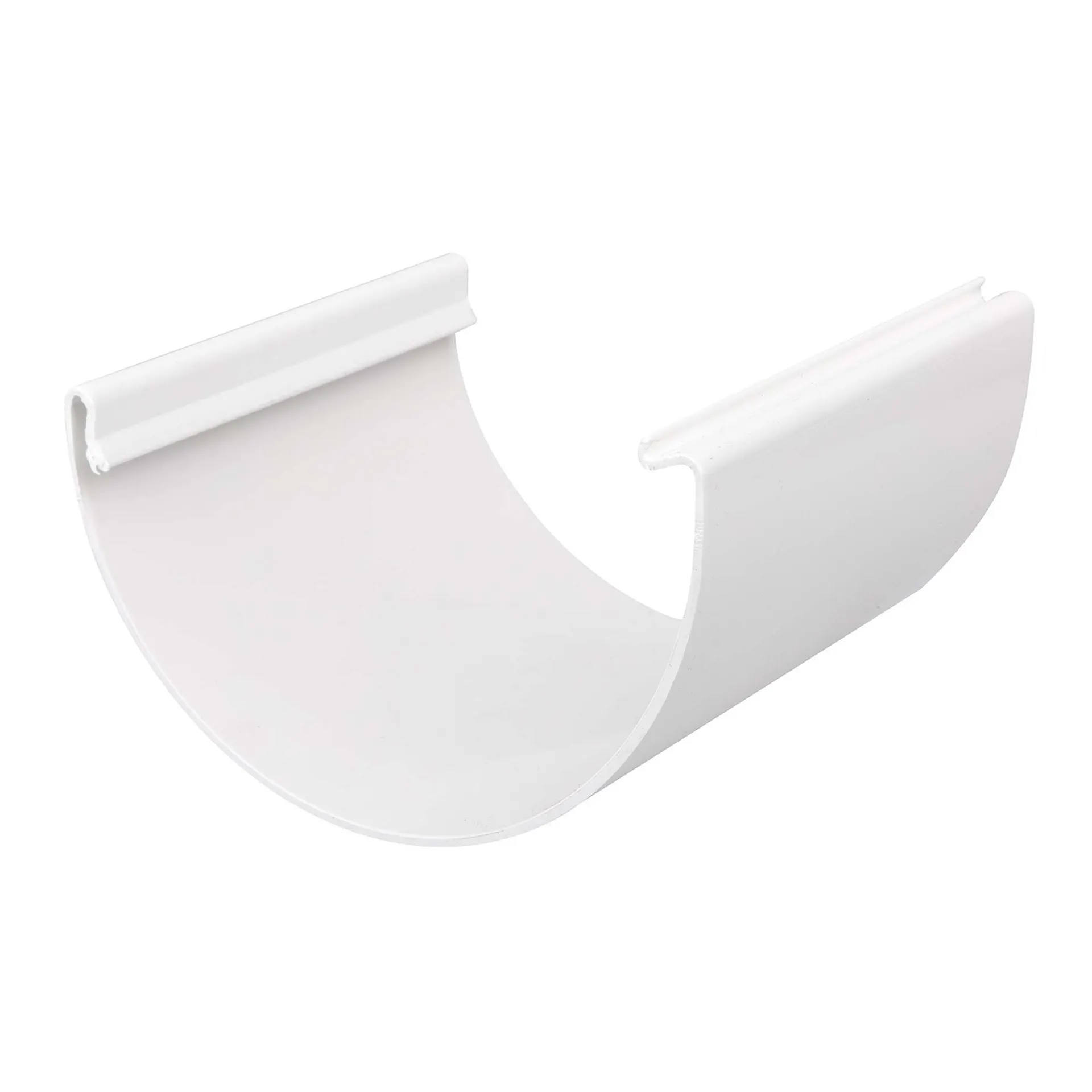 Räystäskourun jatko-osa 125 mm valkoinen