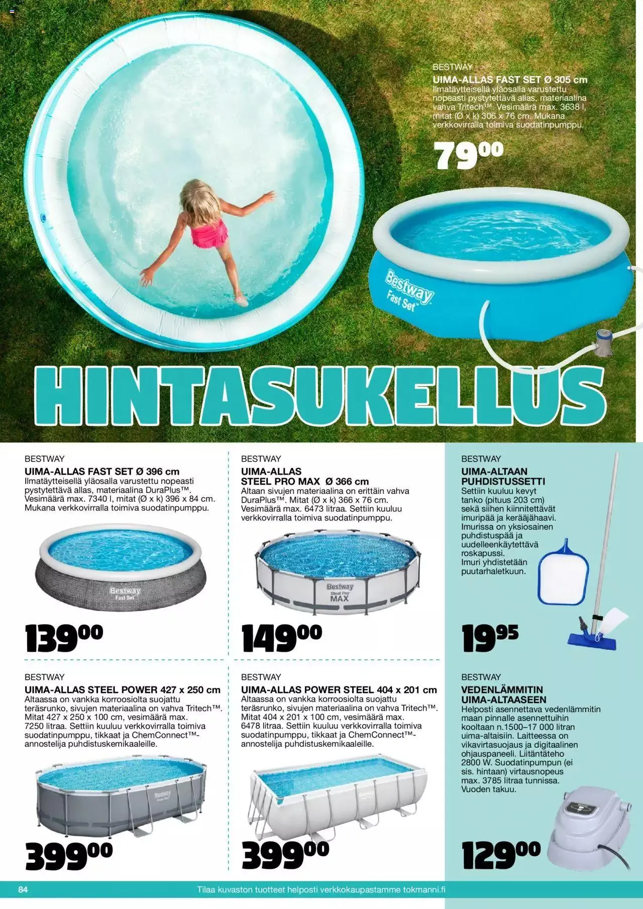Tokmanni - Kesä 2023 voimassa alkaen 17. huhtikuuta - 31. joulukuuta 2023 - Tarjouslehti sivu 84