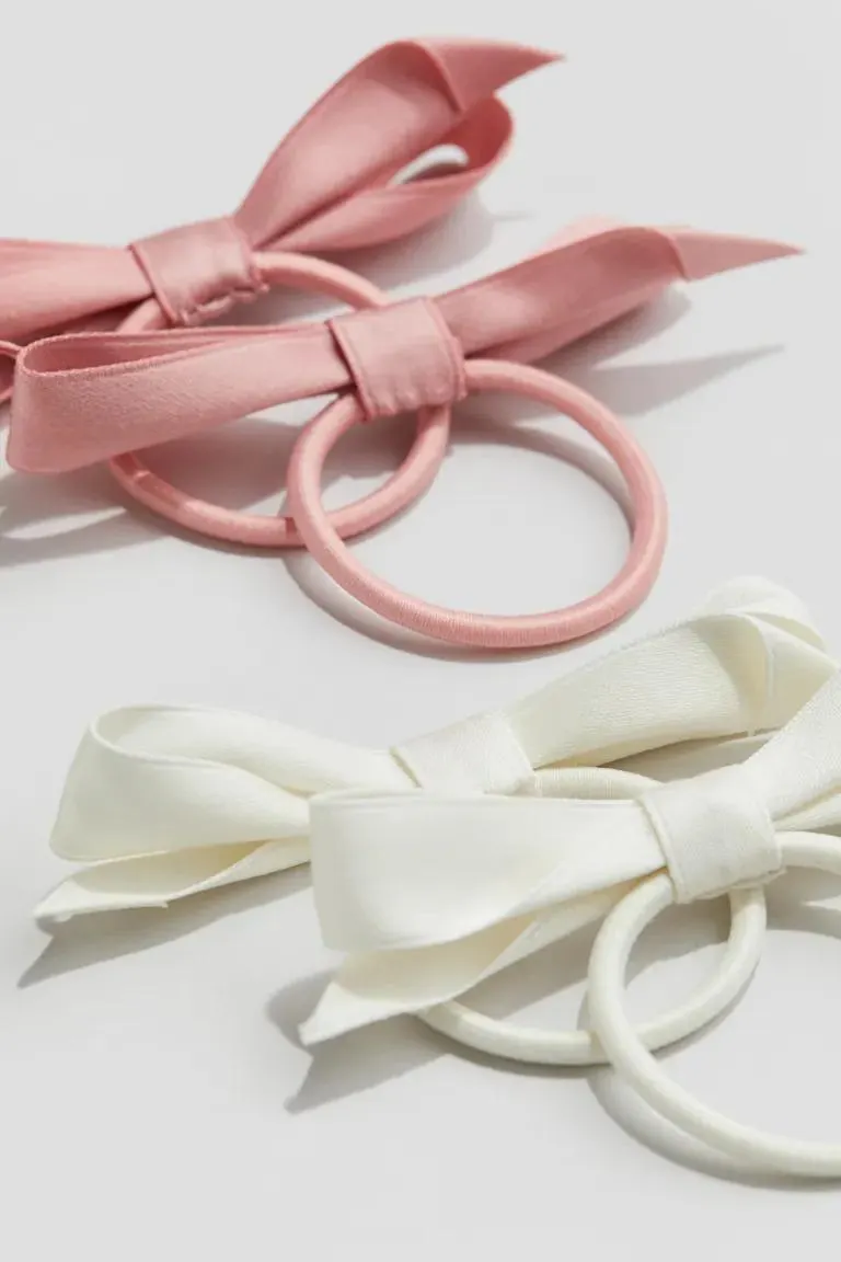 4 kpl rusettihiuslenkkejä