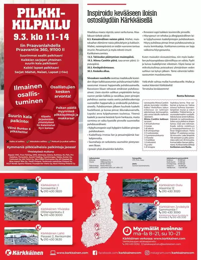 Näköislehti Kärkkäinen voimassa alkaen 5. maaliskuuta - 18. maaliskuuta 2025 - Tarjouslehti sivu 2
