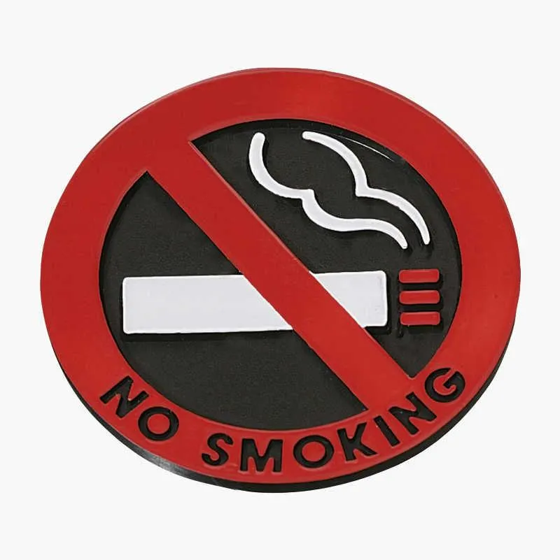 “No smoking” stickers, 2-pack