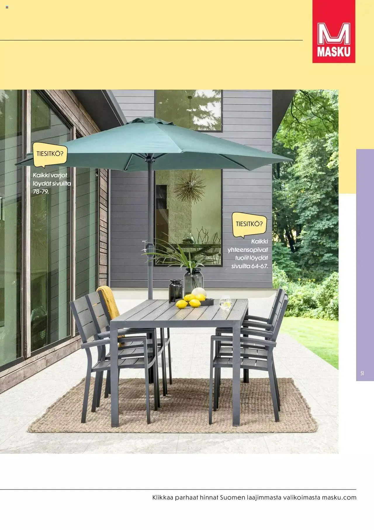 Masku tarjoukset - KESÄ 2024 voimassa alkaen 1. huhtikuuta - 31. joulukuuta 2024 - Tarjouslehti sivu 51