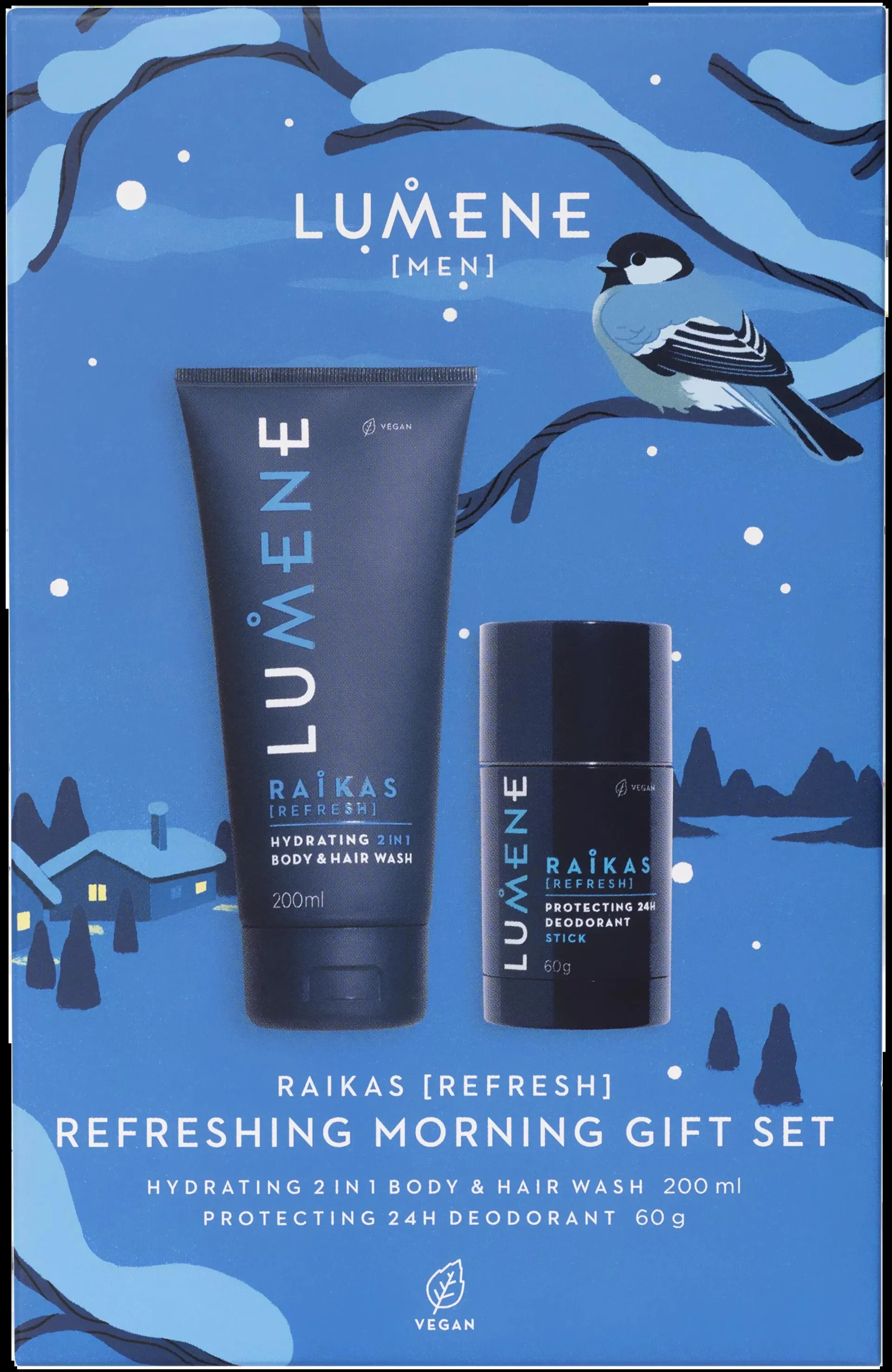 Lumene MEN RAIKAS Virkistävä lahjapakkaus