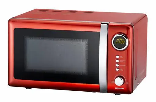 MELISSA RETRO MIKROAALTOUUNI PUNAINEN