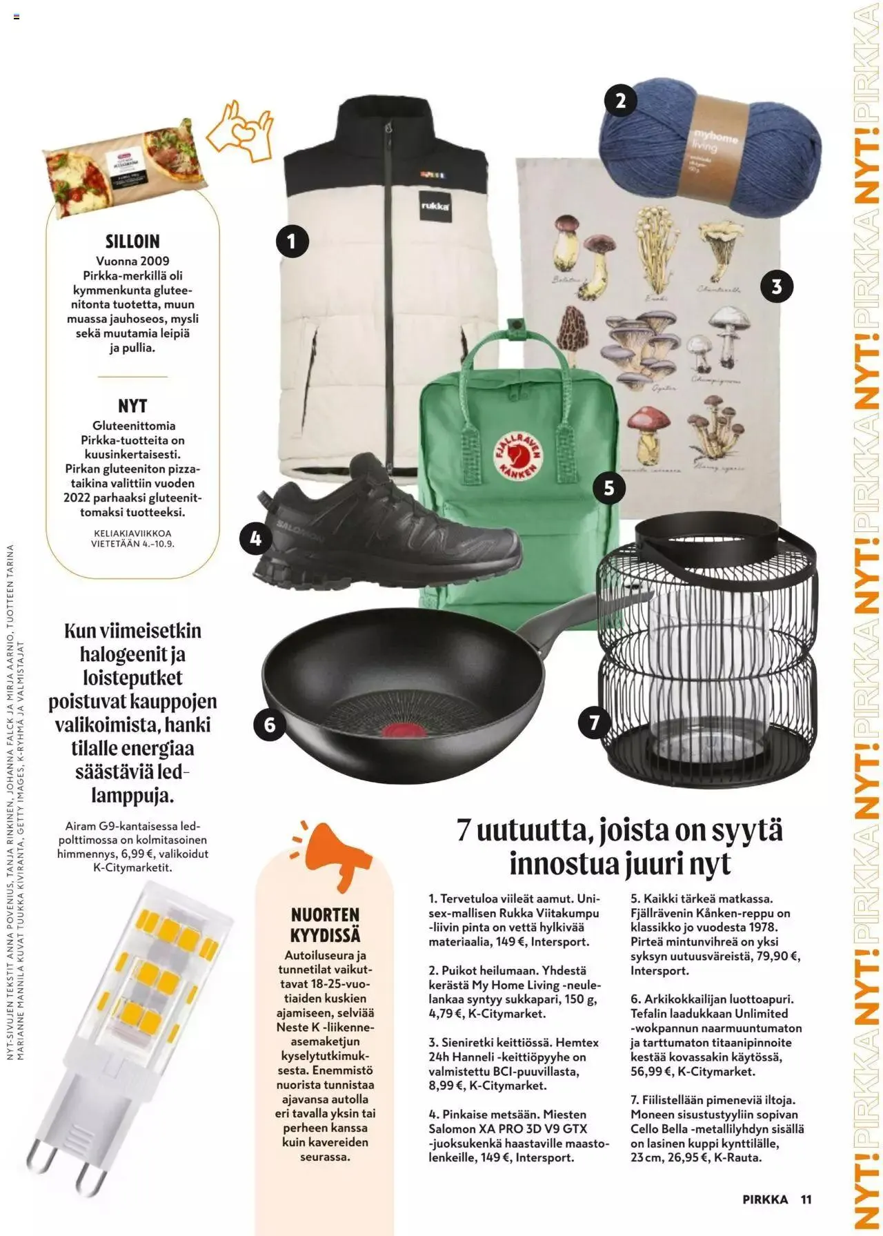 K-Market tarjoukset Pirkka 9/2023 voimassa alkaen 30. elokuuta - 3. lokakuuta 2023 - Tarjouslehti sivu 11