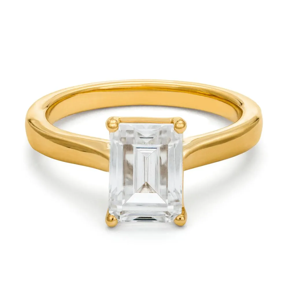 Fenia Stella laboratoriotimantti- sormus 2,00ct keltakulta