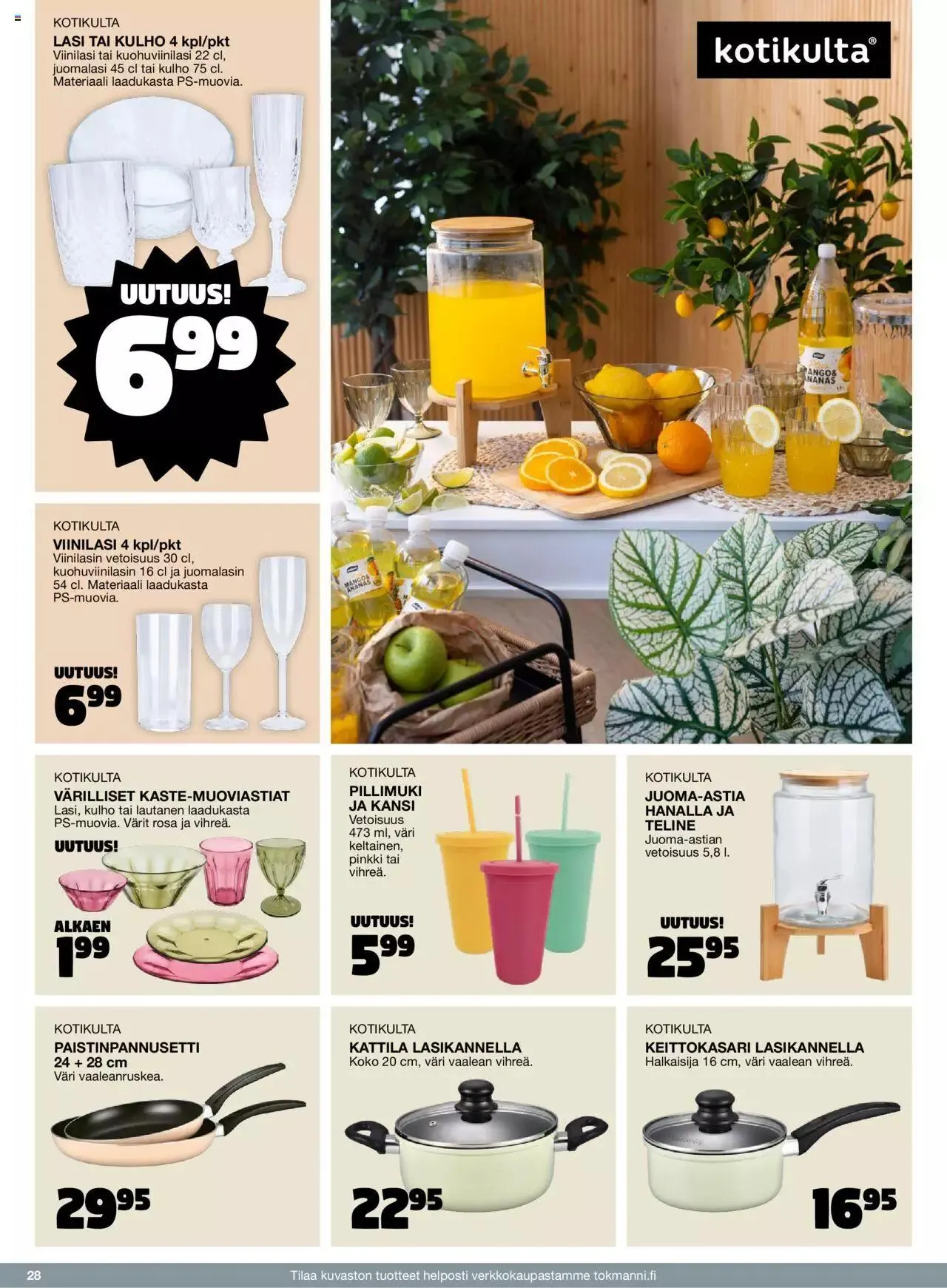 Tokmanni - Kesä 2023 voimassa alkaen 17. huhtikuuta - 31. joulukuuta 2023 - Tarjouslehti sivu 28