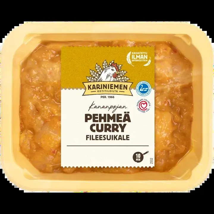Kariniemen Kananpojan fileesuikale pehmeä curry 450 g