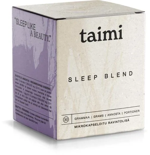 Taimi-ravintolisäjauhe Sleep Blend, 30 g