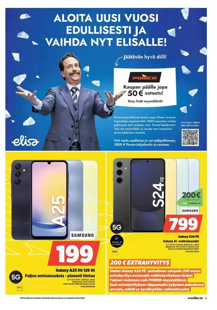 Power tarjoukset voimassa alkaen 30. joulukuuta - 19. tammikuuta 2025 - Tarjouslehti sivu 4