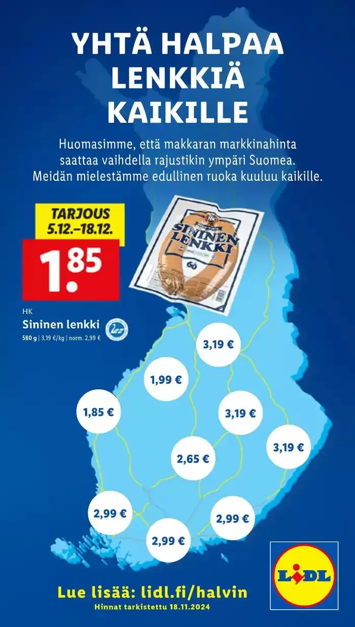 Lidl tarjoukset voimassa alkaen 2. joulukuuta - 11. joulukuuta 2024 - Tarjouslehti sivu 2