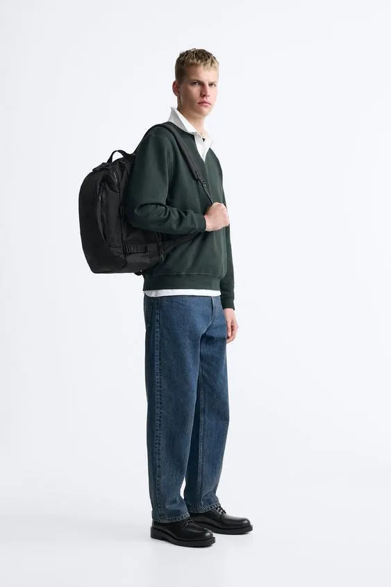 MULTI-POCKET NYLON BACKPACK