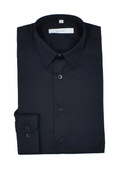 Create paita Slim Fit LS Black