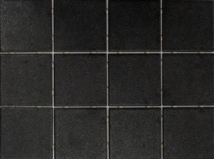 Lattialaatta Tundra Dot musta 10 x 10 cm