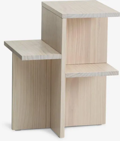 Sivupöytä SOLLERUP sis. hyllyt massiivimänty