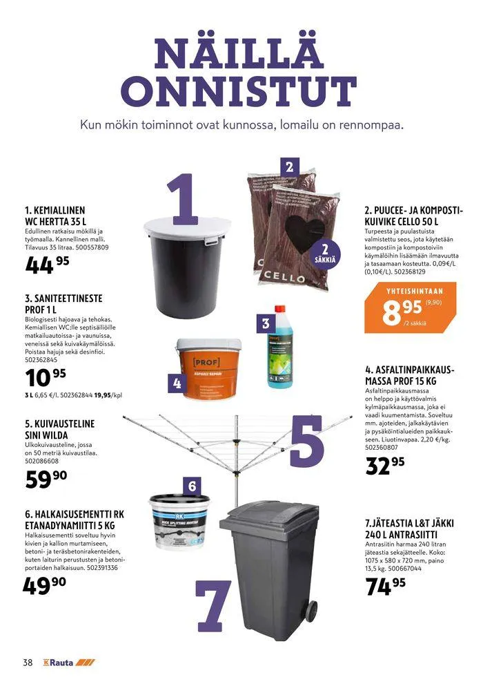Autta alkuun ja eteenpain voimassa alkaen 24. toukokuuta - 4. kesäkuuta 2024 - Tarjouslehti sivu 38