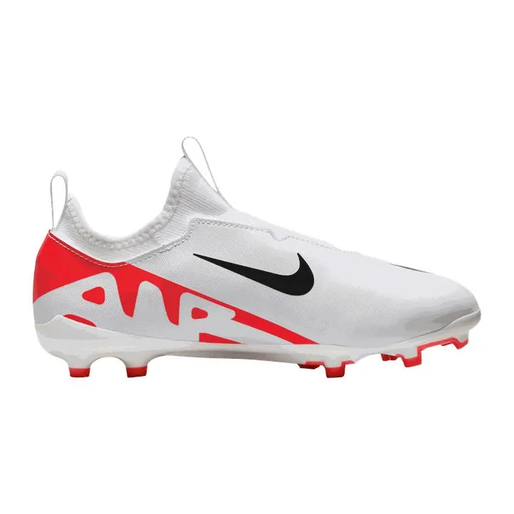 Zoom Vapor 15 Academy MG / Q3 23, nuorten jalkapallokengät nurmelle ja tekonurmelle, Valkoinen