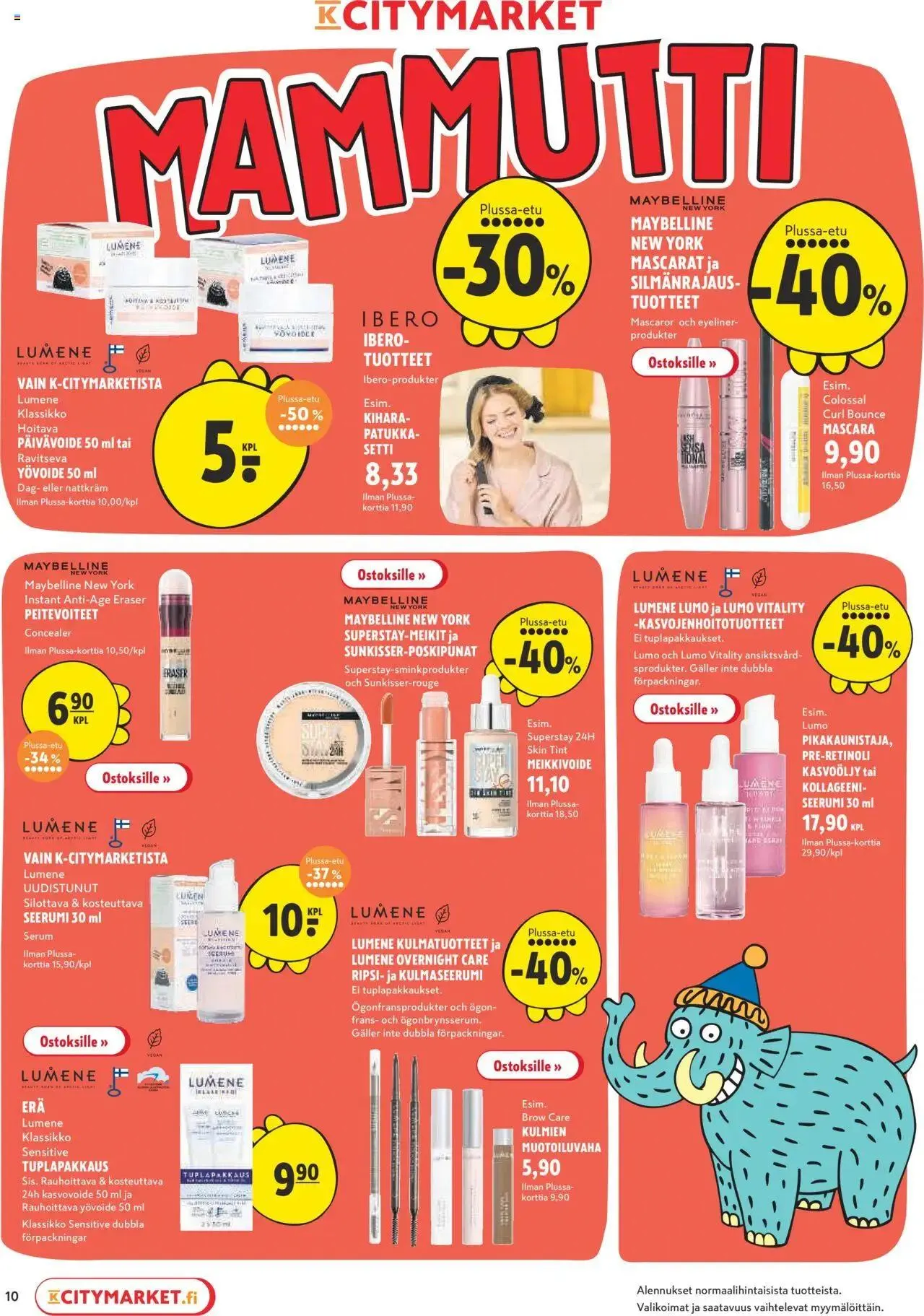 K-Citymarket tarjoukset voimassa alkaen 1. elokuuta - 11. elokuuta 2024 - Tarjouslehti sivu 10