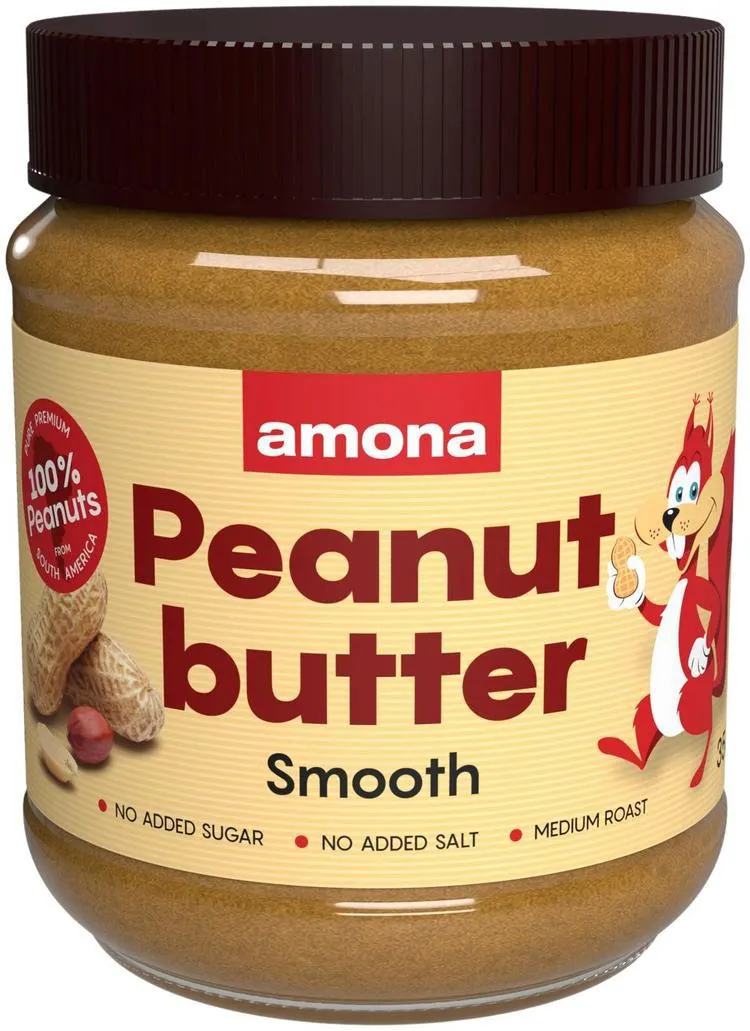 Amona maapähkinävoi smooth 350g