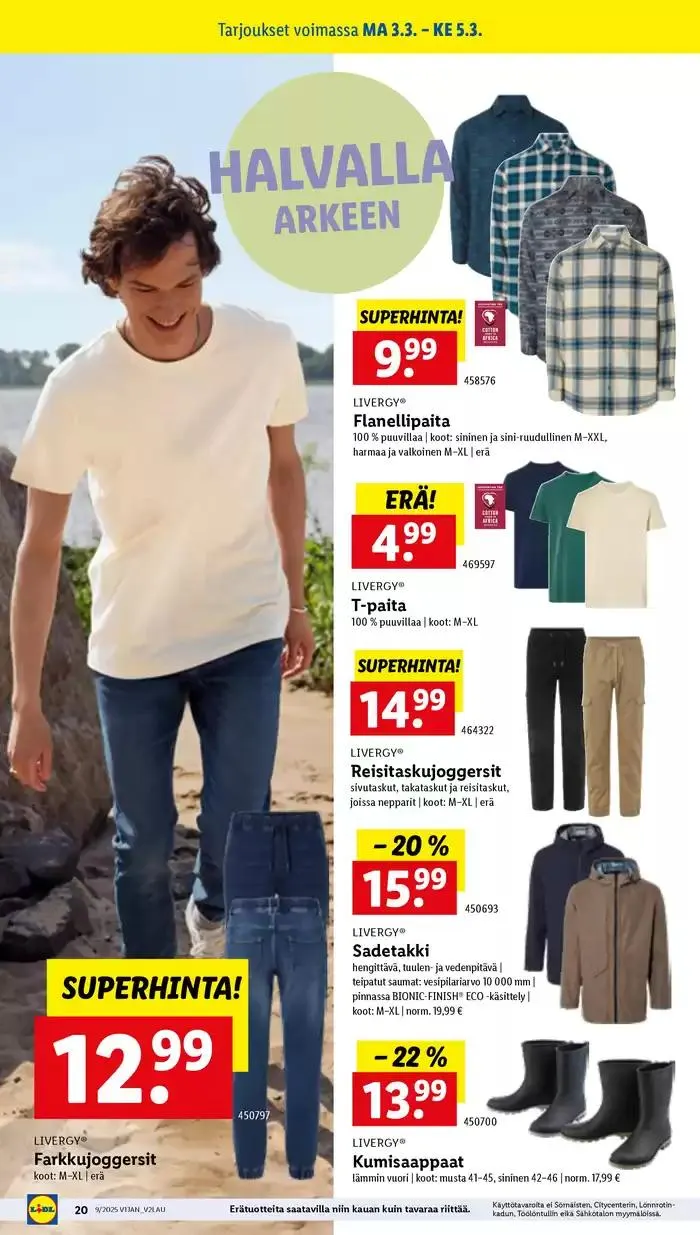 Mahtavia alennuksia valituista tuotteista voimassa alkaen 24. helmikuuta - 5. maaliskuuta 2025 - Tarjouslehti sivu 22