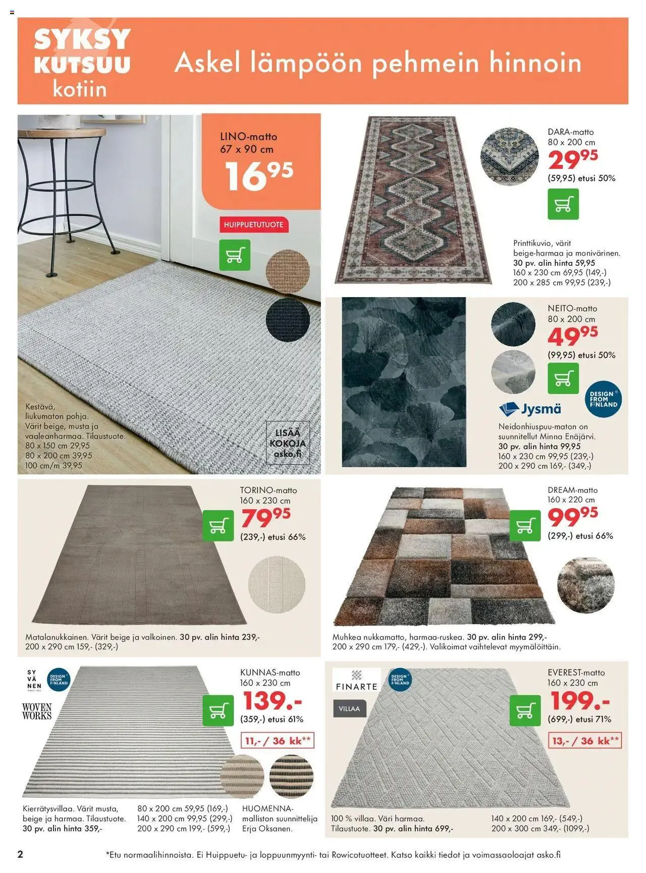 Asko tarjoukset voimassa alkaen 10. lokakuuta - 24. lokakuuta 2024 - Tarjouslehti sivu 2