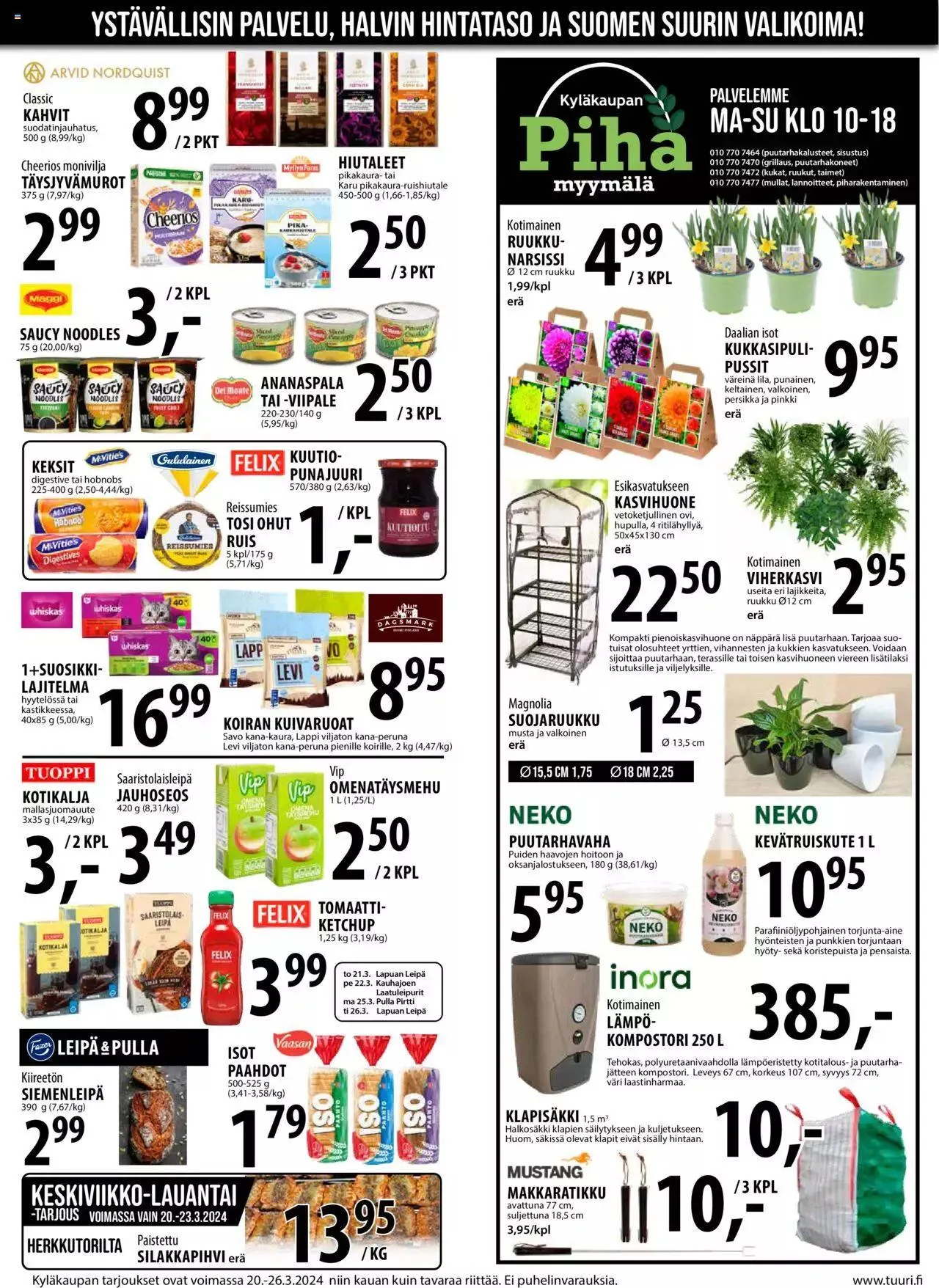 Tuuri tarjoukset voimassa alkaen 20. maaliskuuta - 26. maaliskuuta 2024 - Tarjouslehti sivu 7