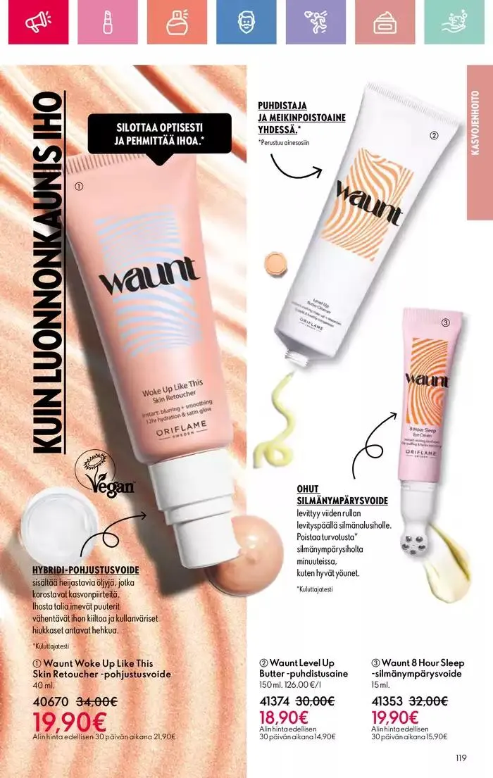 Oriflame tarjoukset voimassa alkaen 9. maaliskuuta - 29. maaliskuuta 2025 - Tarjouslehti sivu 119