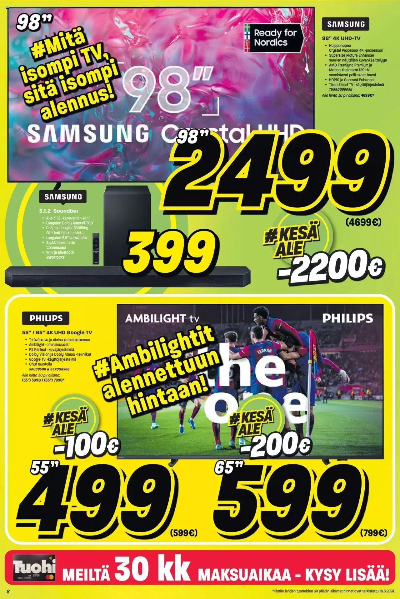 Veikon Kone tarjoukset voimassa alkaen 17. kesäkuuta - 23. kesäkuuta 2024 - Tarjouslehti sivu 8
