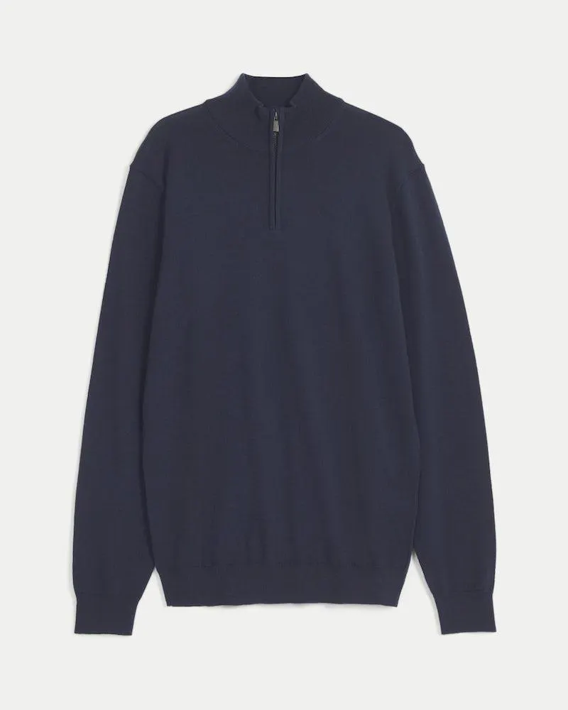 M Merino Half Zip Knit