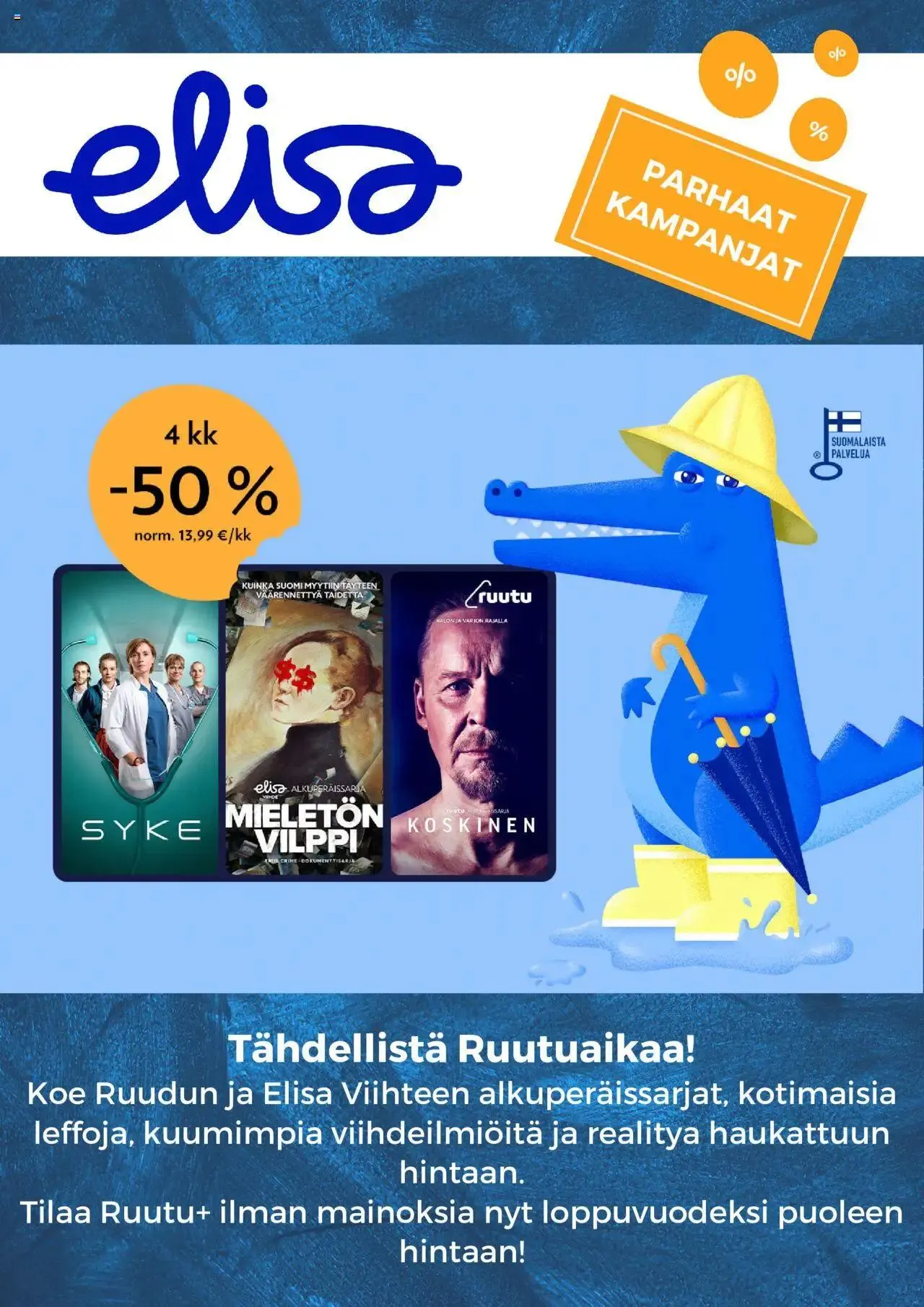 Elisa tarjoukset voimassa alkaen 10. syyskuuta - 30. syyskuuta 2024 - Tarjouslehti sivu 1