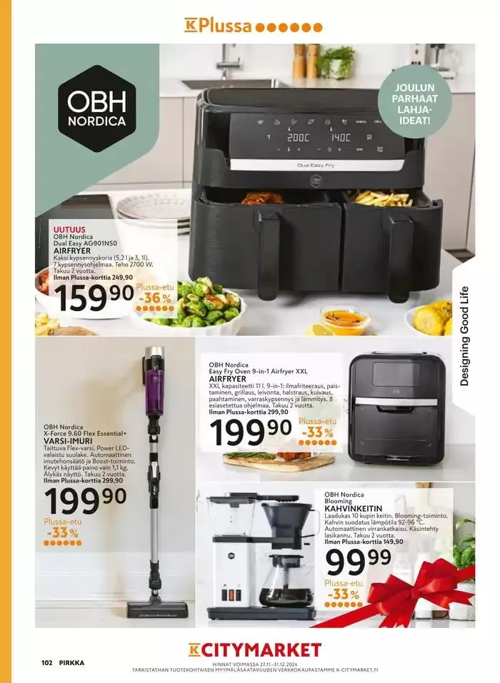 Pirkka 12/2024 voimassa alkaen 27. marraskuuta - 11. joulukuuta 2024 - Tarjouslehti sivu 3