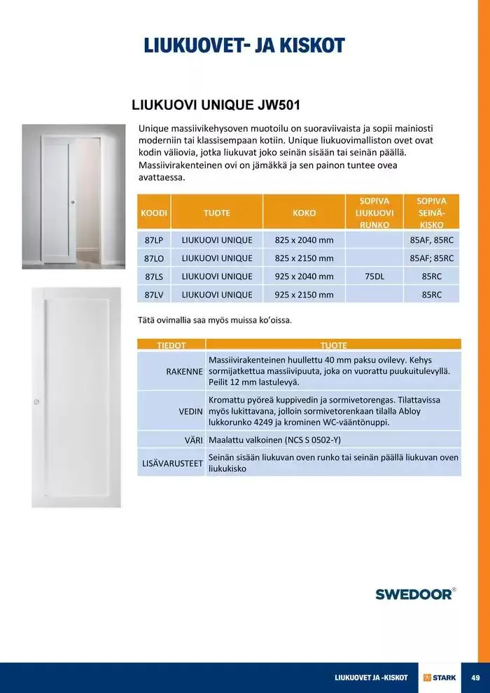 Ovivalikoima voimassa alkaen 19. marraskuuta - 31. joulukuuta 2024 - Tarjouslehti sivu 49