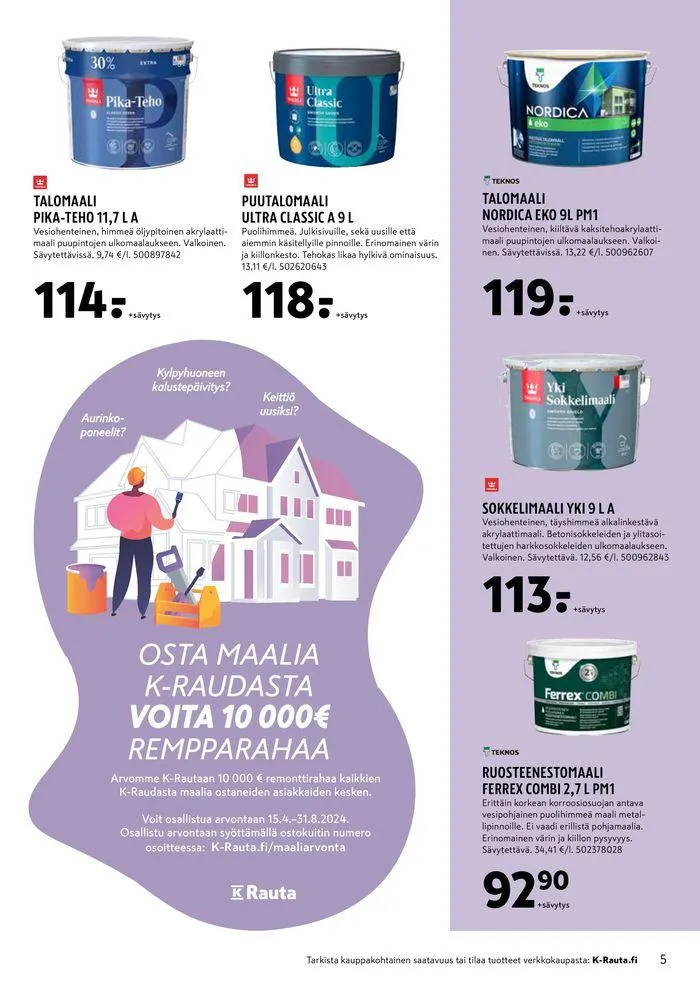 Autta alkuun ja eteenpain voimassa alkaen 24. toukokuuta - 4. kesäkuuta 2024 - Tarjouslehti sivu 5