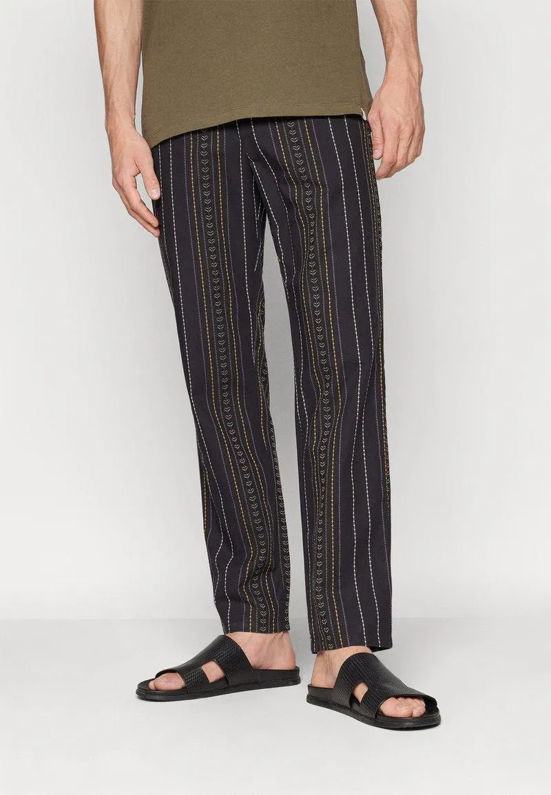 PORTER EMBROIDERY PANTS - Housut