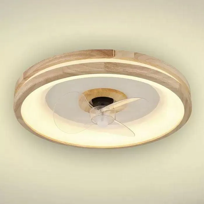 LED-tuuletinplafondi Voltomat Santana Ø 50 cm