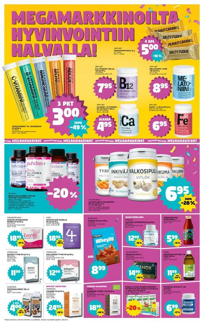 Mega- markkinat voimassa alkaen 29. heinäkuuta - 4. elokuuta 2024 - Tarjouslehti sivu 14