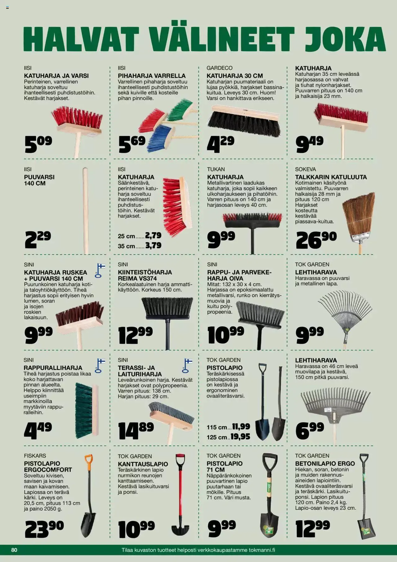 Tokmanni - Kesä 2023 voimassa alkaen 17. huhtikuuta - 31. joulukuuta 2023 - Tarjouslehti sivu 80