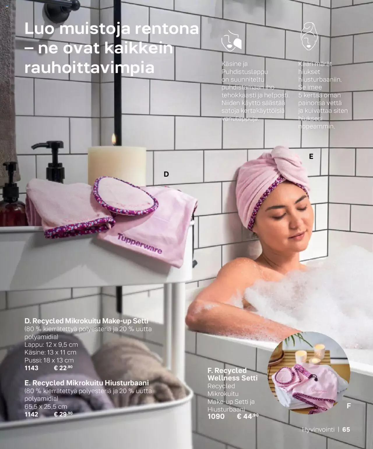 Tupperware tarjoukset Syksy / Talvi 2023-24 voimassa alkaen 29. syyskuuta - 31. joulukuuta 2023 - Tarjouslehti sivu 65