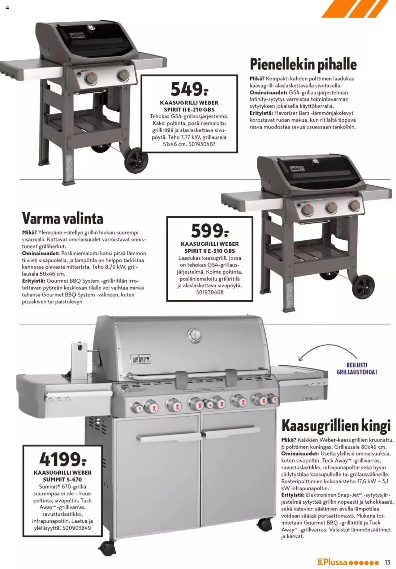 K-Rauta - Liekeissä-kuvasto 2023 voimassa alkaen 27. maaliskuuta - 31. heinäkuuta 2023 - Tarjouslehti sivu 13