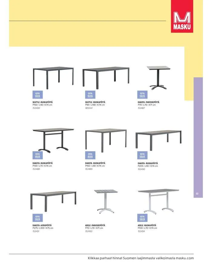 Kesa 2024 voimassa alkaen 20. maaliskuuta - 31. elokuuta 2024 - Tarjouslehti sivu 69