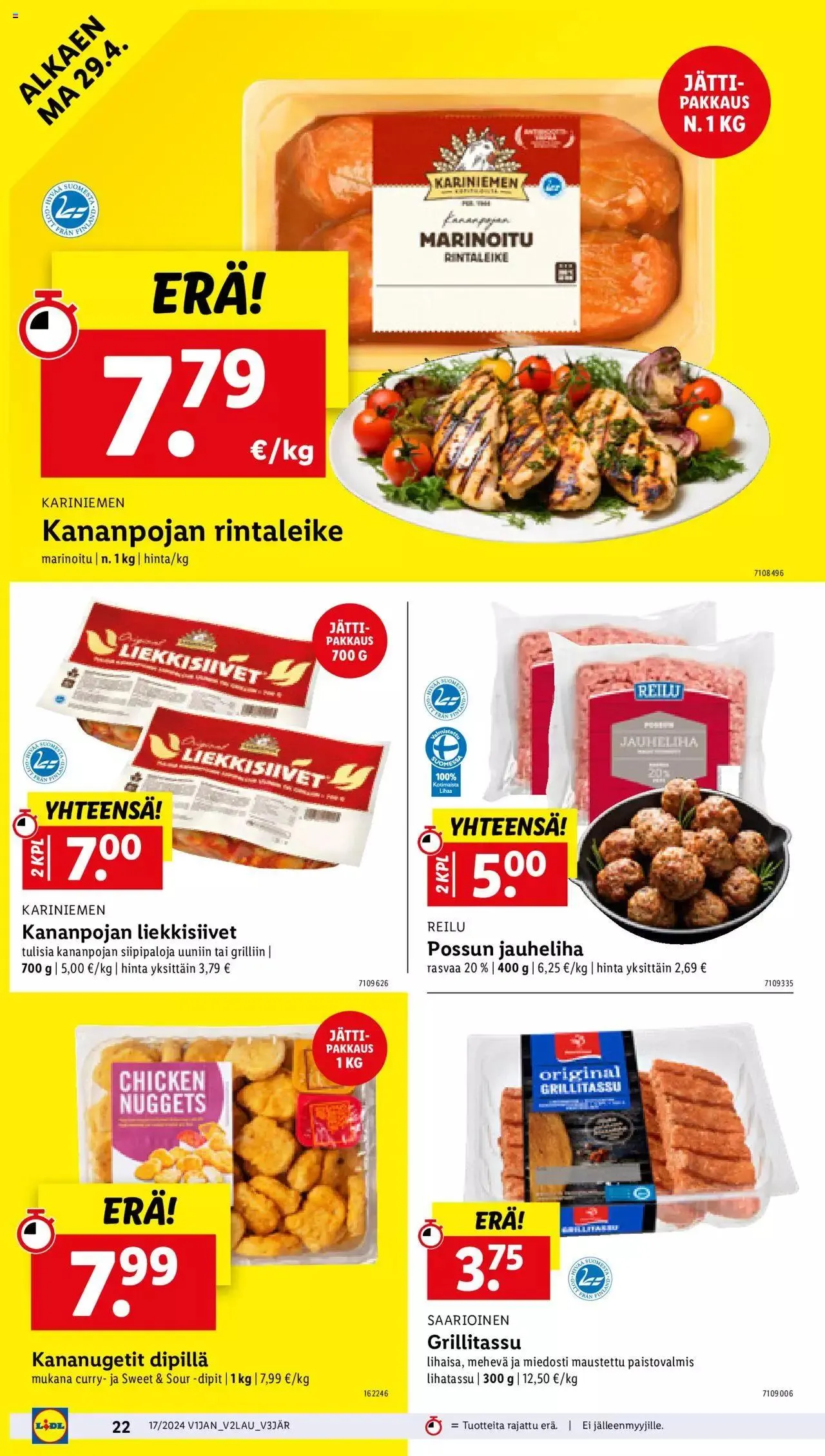 Lidl tarjoukset voimassa alkaen 25. huhtikuuta - 1. toukokuuta 2024 - Tarjouslehti sivu 26