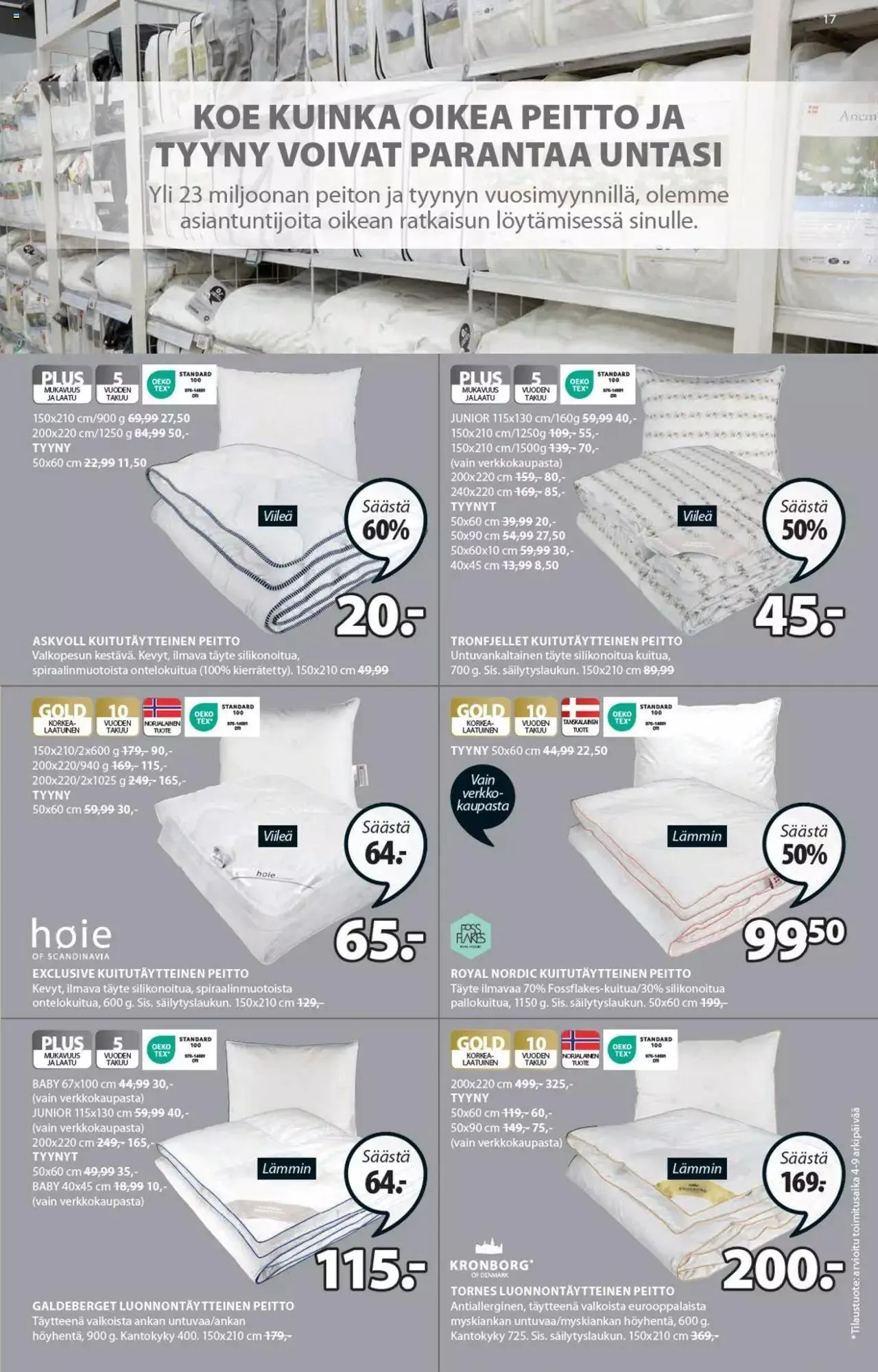 JYSK - Viikon tarjoukset voimassa alkaen 28. elokuuta - 31. joulukuuta 2023 - Tarjouslehti sivu 18