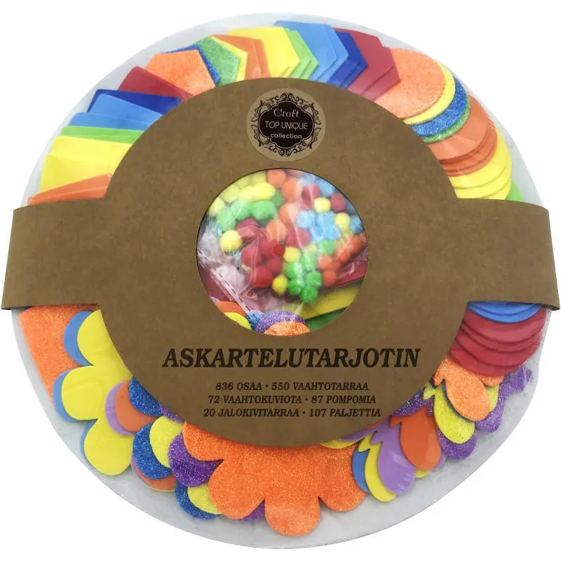 Askartelutarjotin 836 osaa