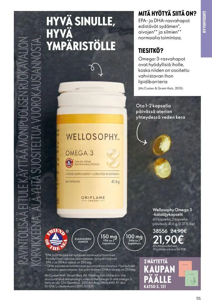 Oriflame tarjoukset voimassa alkaen 22. elokuuta - 5. syyskuuta 2024 - Tarjouslehti sivu 115