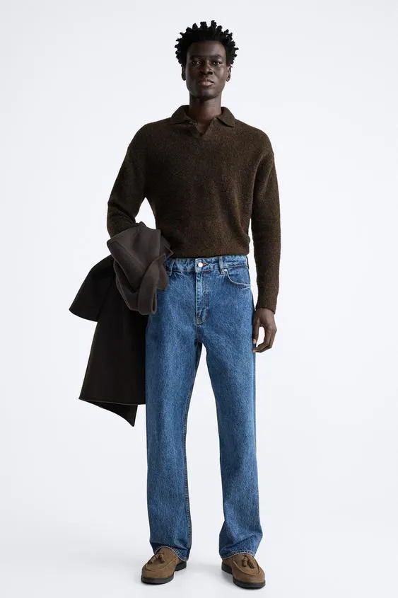 SPLIT SUEDE SPORT LOAFERS WITH TASSELS