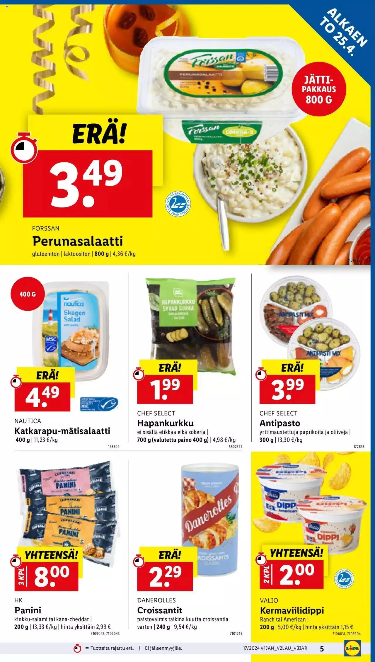 Lidl tarjoukset voimassa alkaen 25. huhtikuuta - 1. toukokuuta 2024 - Tarjouslehti sivu 7