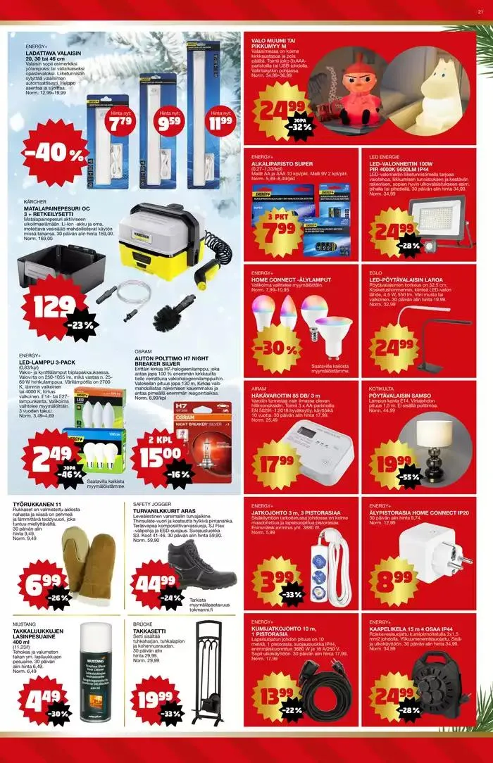 Tarjoussanomat voimassa alkaen 25. marraskuuta - 9. joulukuuta 2024 - Tarjouslehti sivu 21