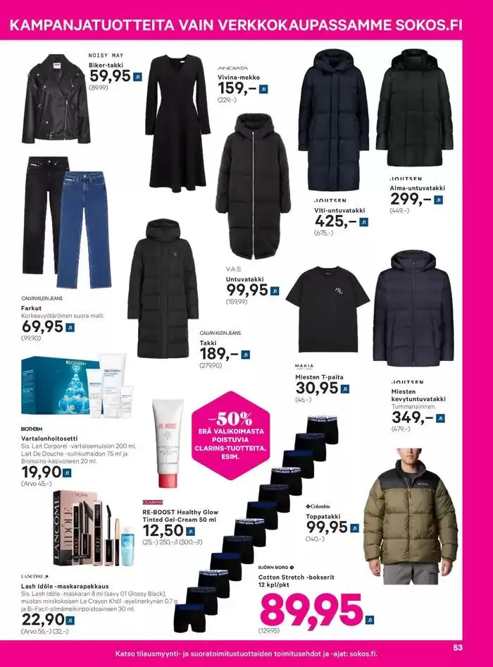 Sokos 3plus1-kuvasto syksy 2024 voimassa alkaen 25. syyskuuta - 9. lokakuuta 2024 - Tarjouslehti sivu 53