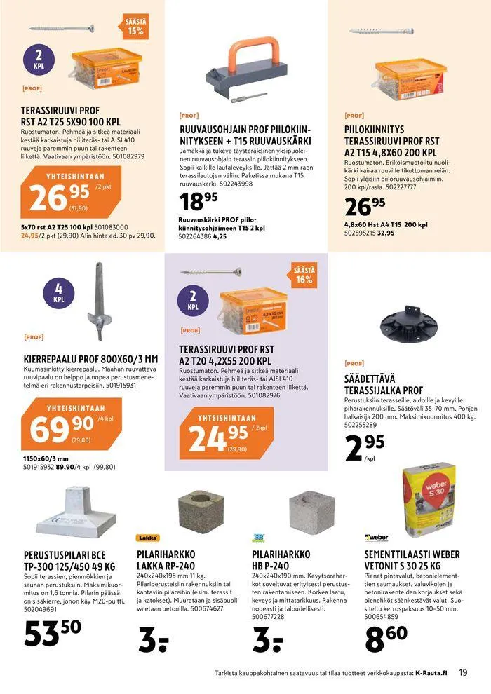 Autta alkuun ja eteenpain voimassa alkaen 24. toukokuuta - 4. kesäkuuta 2024 - Tarjouslehti sivu 19