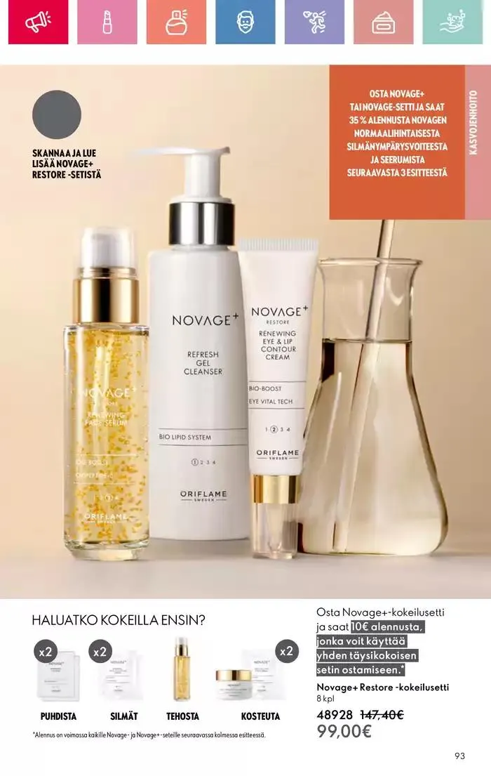 Oriflame tarjoukset voimassa alkaen 9. maaliskuuta - 29. maaliskuuta 2025 - Tarjouslehti sivu 93